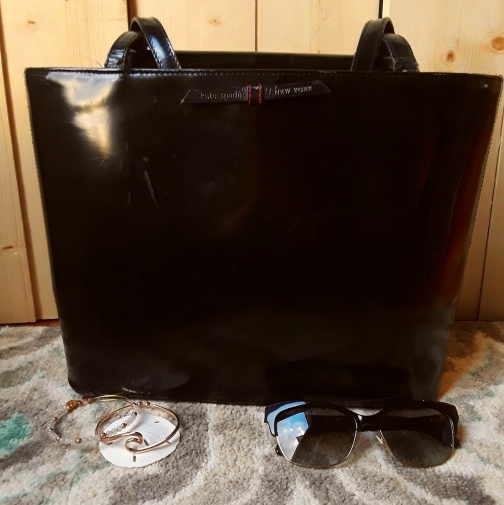 Kate Spade Patent Leather Tote Purse